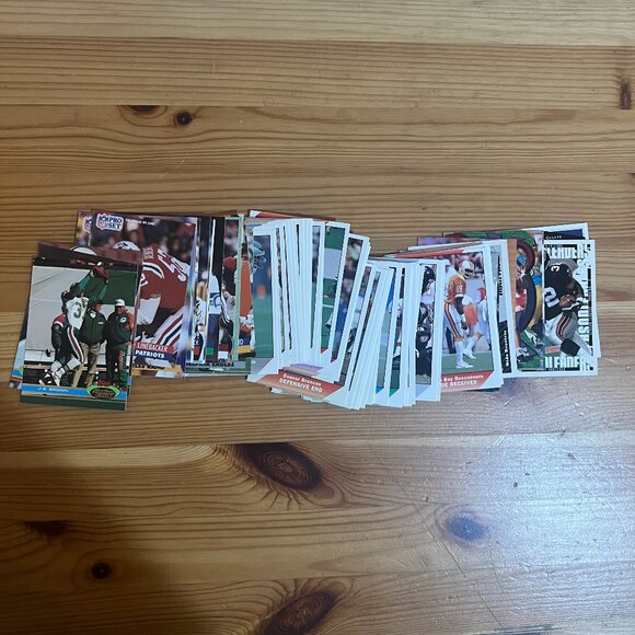 80 NFL Football Card Lot Used Cards - Picture 1 of 2